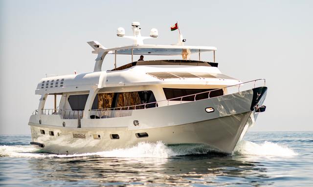 29M Motor Yacht VISION joins Middle East yacht charter fleet