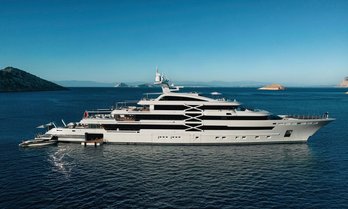 Charter yacht PROJECT X at sea