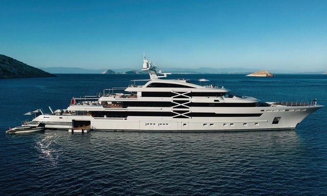 88M superyacht charter PROJECT X announces availability for indulgent Mediterranean yacht charters