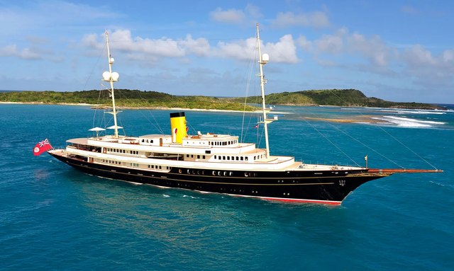 90M Charter yacht NERO leads the way as largest attending yacht at 2025 MYBA Charter Show