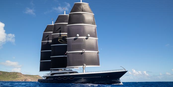 Black Pearl yacht charter Oceanco Sail Yacht