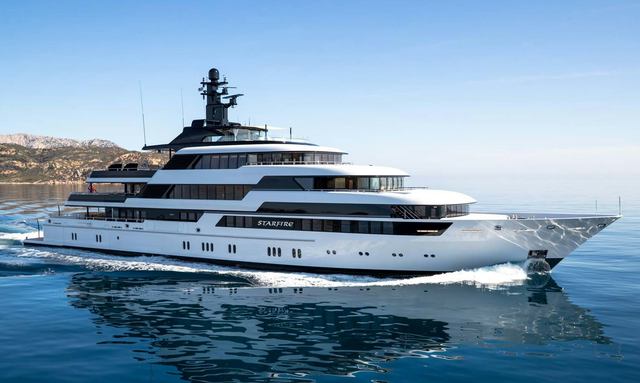First Look: Lürssen superyacht charter STARFIRE unveils new look ahead of MYBA Charter Show debut