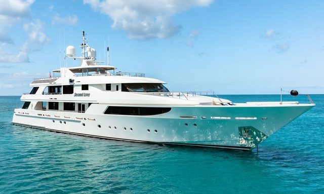Westport superyacht SECOND LOVE joins Caribbean yacht charter fleet following refit